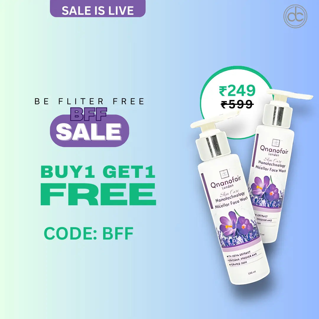 Qnanofair Nano-Encapsulated Lightening Agents Face Wash pack of 2 QNanofair